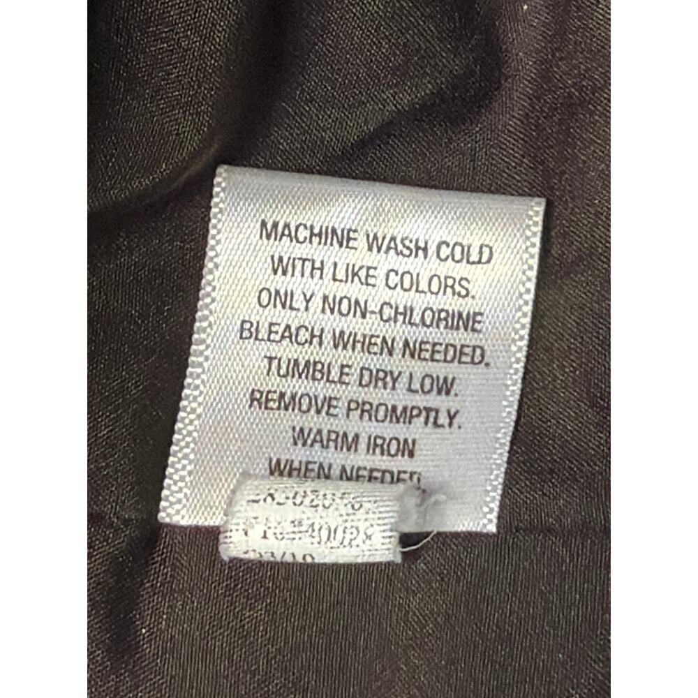 Merona Jacket Brown Plaid Double Breast Tie Waist Water Repellent Old Money SM - Picture 8 of 11